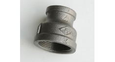 Black malleable concentric reducing socket f/f
